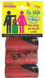 Scoochie EX WIFE 3 Pack Poop Bags In Bag and Header