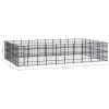 Outdoor Dog Kennel Steel 595.2 ft²