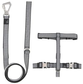 Pet Life 'Escapade' Outdoor Series 2-in-1 Convertible Dog Leash and Harness (Color: grey)