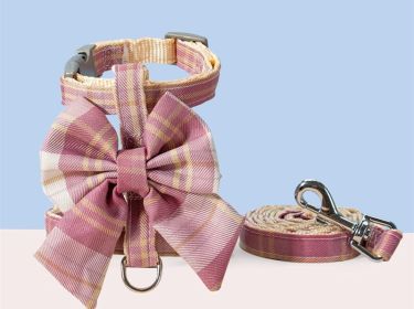 Dog Skirt Hand Holding Rope Small And Medium Pet Supplies (Option: Dream pink Ishaped-S)