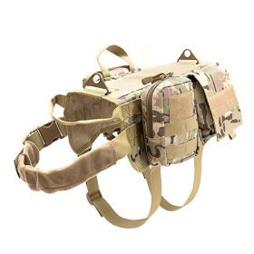 Tactical Training Clothes Medium Large Dog Vest Suit (Option: Camouflage Suit-M)